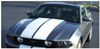 2010-12 Mustang Lemans Racing Stripes - Tapered - Glass Roof - Low Wing - No Scoop